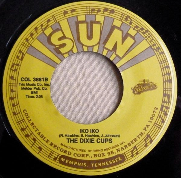 The Jelly Beans / The Dixie Cups : I Wanna Love Him So Bad / Iko Iko (7", RE)