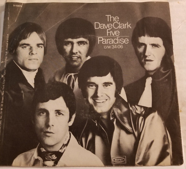 The Dave Clark Five : Paradise (Is Half As Nice) (7", Promo)