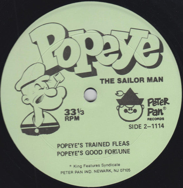 Unknown Artist : Popeye The Sailor Man (4 Fun-Filled Stories) (LP)