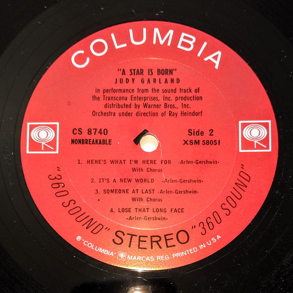 Judy Garland : A Star Is Born (LP, Album, RE)