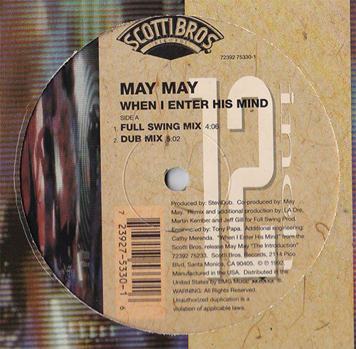 May May : When I Enter His Mind (12")