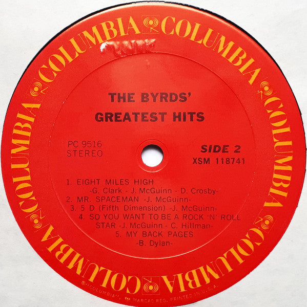 The Byrds : Greatest Hits (LP, Comp, RE, Car)