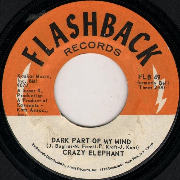 Crazy Elephant : Gimme Gimme Good Lovin' / Dark Part Of My Mind (7", Single, RE)