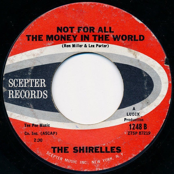 The Shirelles : Foolish Little Girl / Not For All The Money In The World (7", Single, Styrene, Bri)