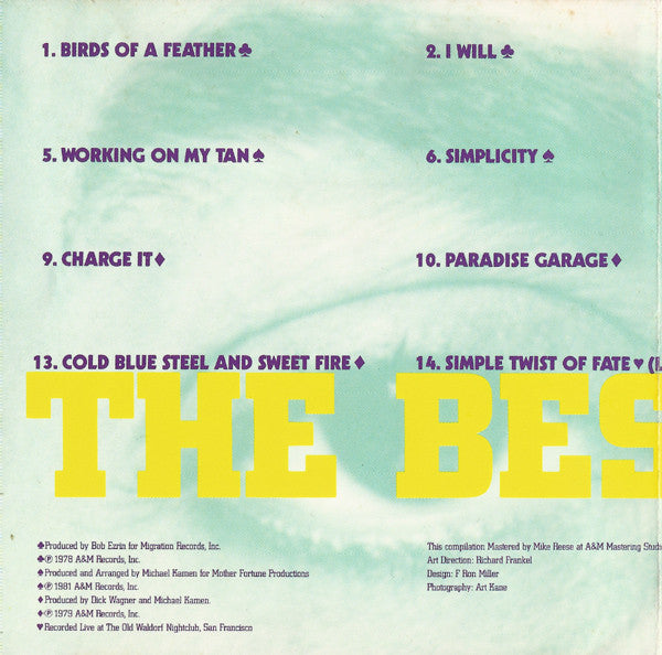 Tim Curry : The Best Of Tim Curry (CD, Comp, Promo)