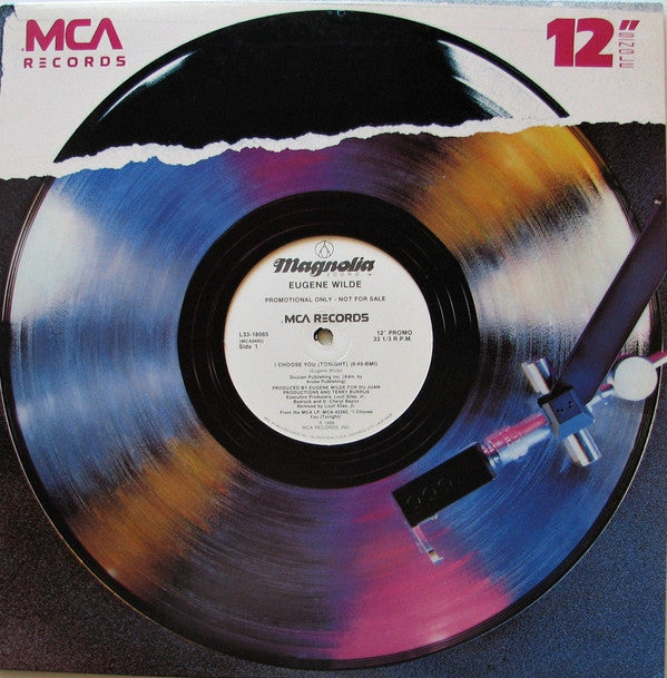 Eugene Wilde : I Choose You (Tonight) (12", Single, Promo, Pin)