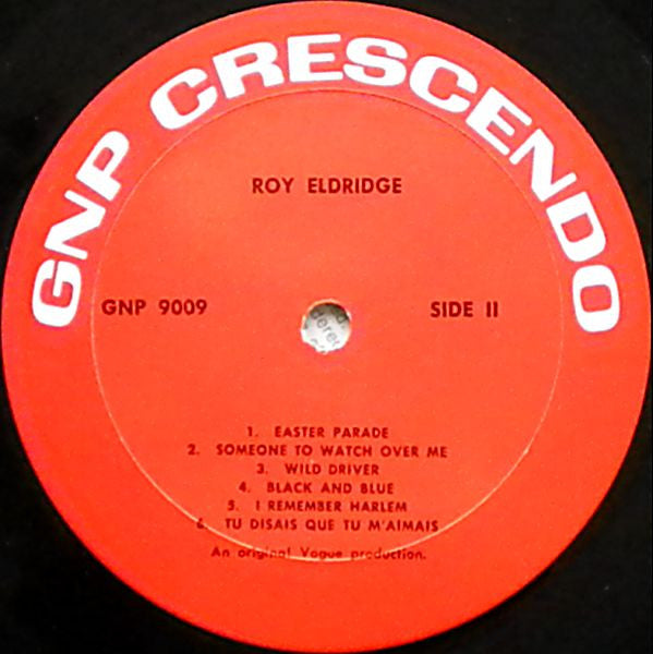 Roy Eldridge : Roy Eldridge (LP, Comp, Mono)