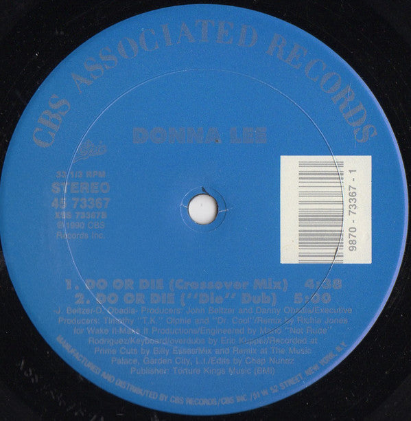 Donna Lee : Do Or Die (12")