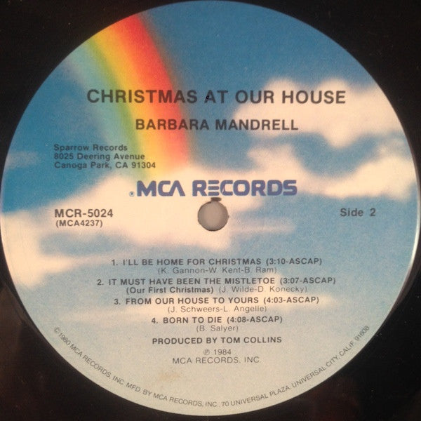 Barbara Mandrell : Christmas At Our House (LP, Album)