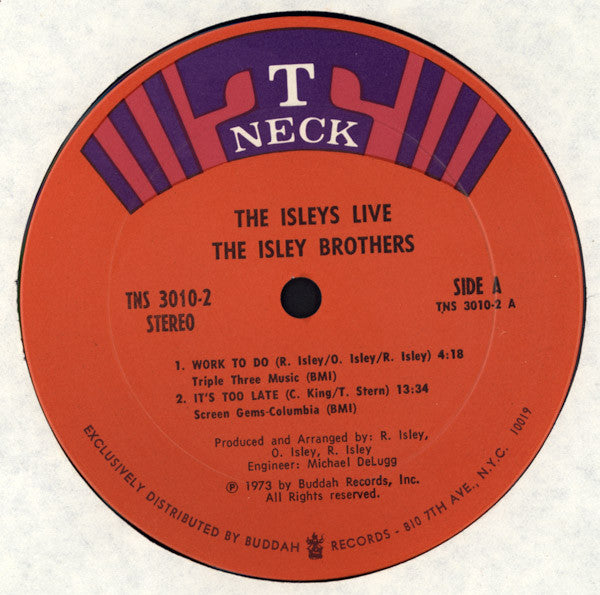 The Isley Brothers : The Isleys Live (2xLP, Album)