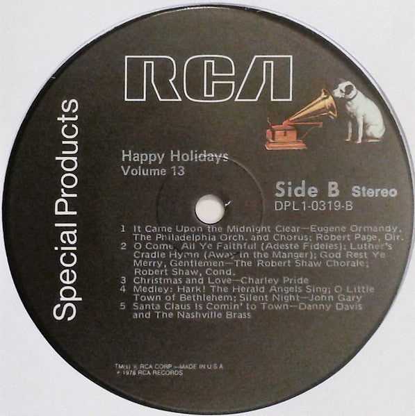 Various : Happy Holidays, Volume 13 (LP, Comp, RE)