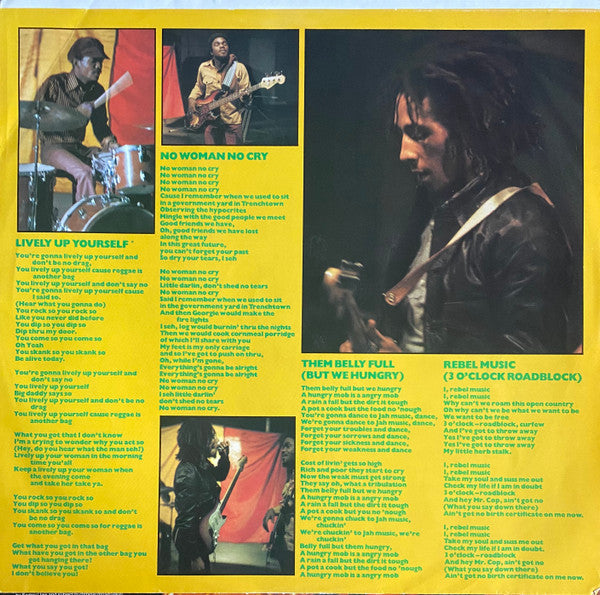 Bob Marley & The Wailers : Natty Dread (LP, Album, RE, RP, Pur)