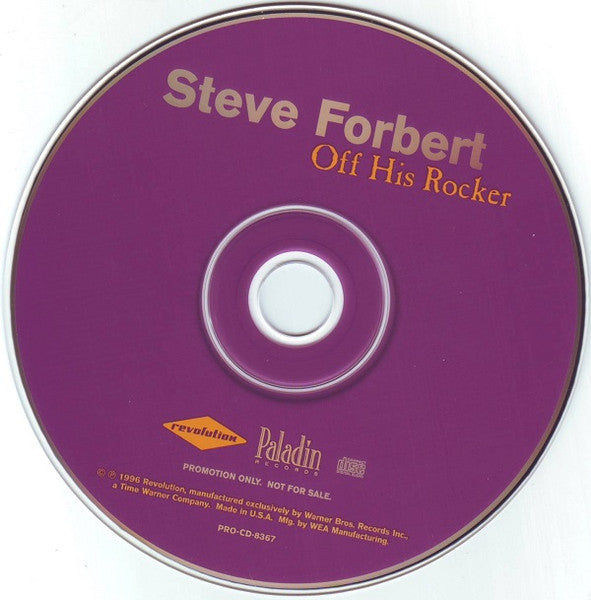 Steve Forbert : Off His Rocker (CD, EP, Promo)