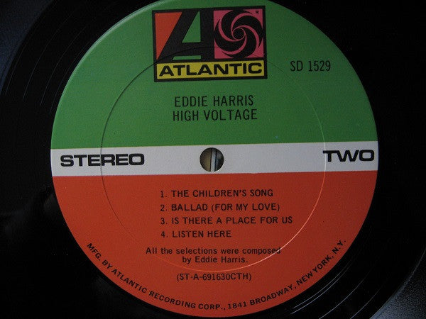 Eddie Harris : High Voltage (LP, Album, CTH)