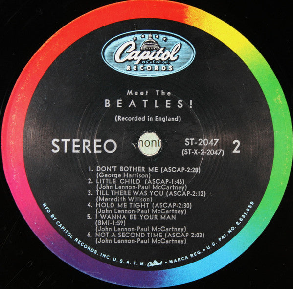 The Beatles : Meet The Beatles! (LP, Album, Scr)