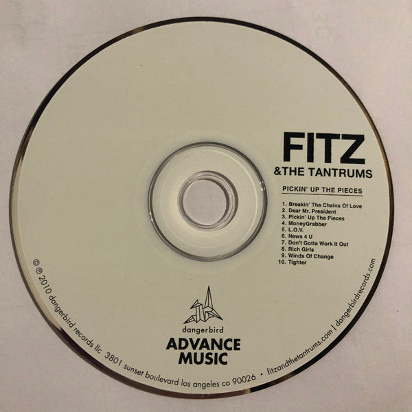 Fitz And The Tantrums : Pickin' Up The Pieces (CD, Album, Promo, adv)
