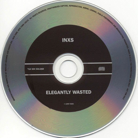 INXS : Elegantly Wasted (CD, Album, Promo)