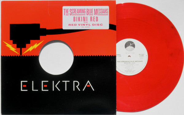 The Screaming Blue Messiahs : Bikini Red (12", Promo, Red)
