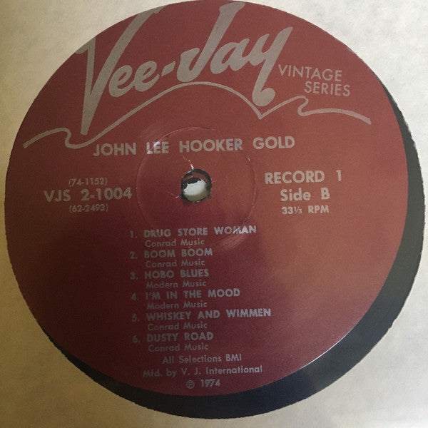 John Lee Hooker : Gold (2xLP, Comp)
