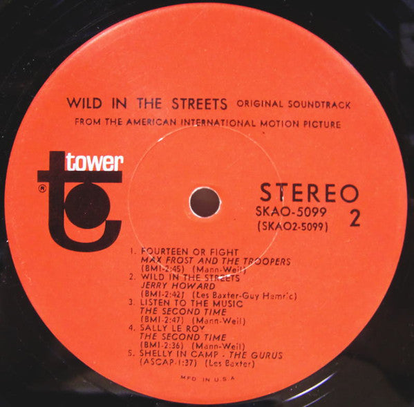 Various : Wild In The Streets (LP, Album, Scr)