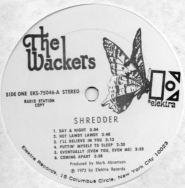 The Wackers : Shredder (LP, Album, Promo)