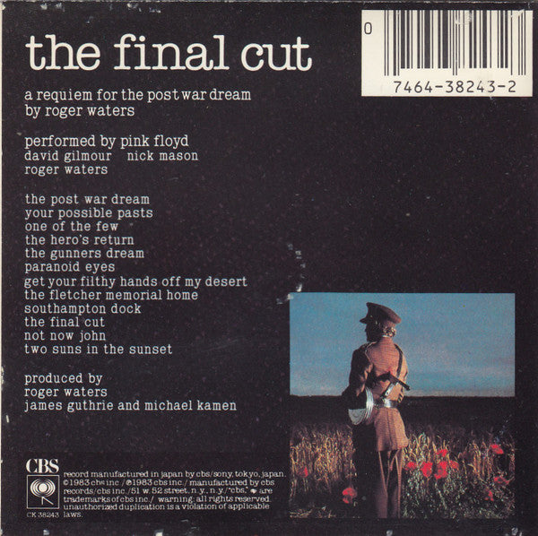Pink Floyd : The Final Cut (CD, Album, RE, Pit)