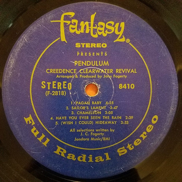 Creedence Clearwater Revival : Pendulum (LP, Album)