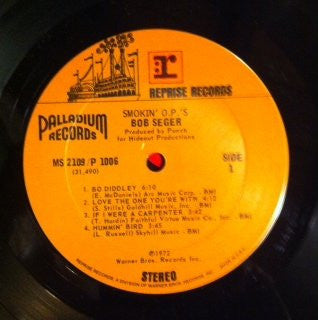 Bob Seger : Smokin' O.P.'S (LP, Album, RE, Ter)