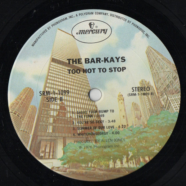 Bar-Kays : Too Hot To Stop (LP, Album)