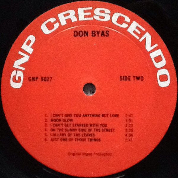 Don Byas : Don Byas (LP, Comp)