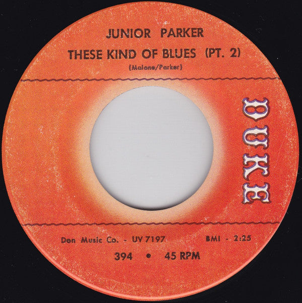 Little Junior Parker : These Kind Of Blues (7", Single)