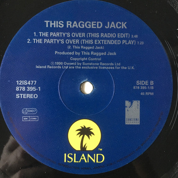 This Ragged Jack : The Party's Over (12")