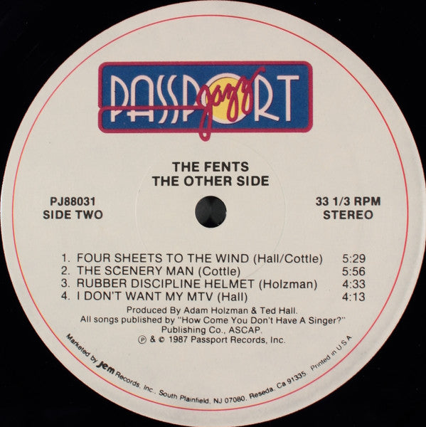 The Fents : The Other Side (LP, Album)