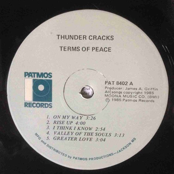 Terms Of Peace : Thunder Cracks (LP, Album)