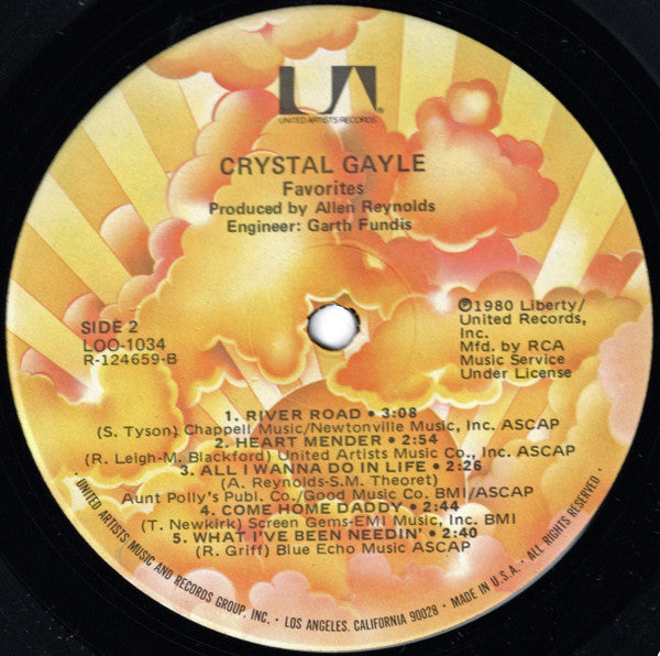 Crystal Gayle : Favorites (LP, Comp, Club)