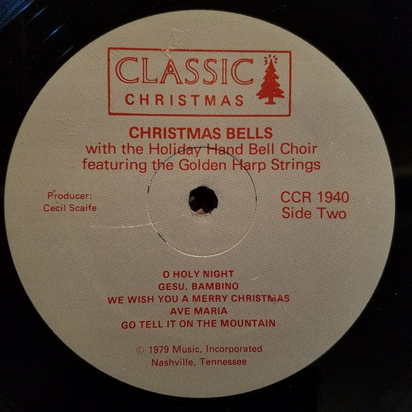 Holiday Hand Bell Choir, Golden Harp Strings : Christmas Bells (LP, Album)