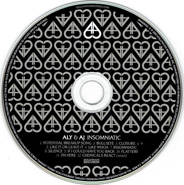 Aly & AJ : Insomniatic (CD, Album, Enh, RE, EDC)