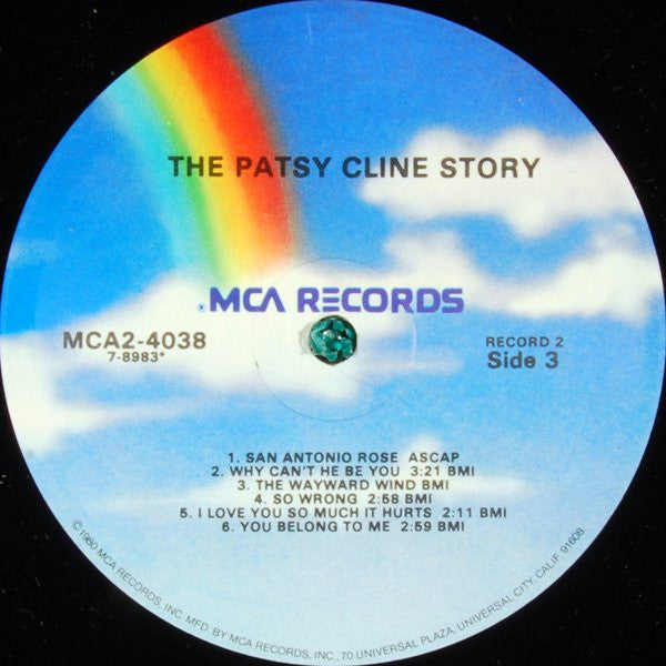Patsy Cline : The Patsy Cline Story (2xLP, Comp, RE)
