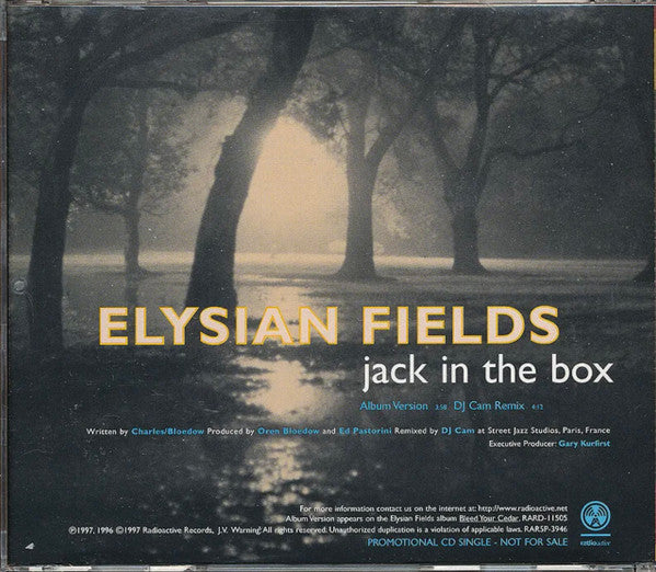 Elysian Fields : Jack In The Box (CD, Single, Promo)