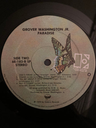 Grover Washington, Jr. : Paradise (LP, Album)