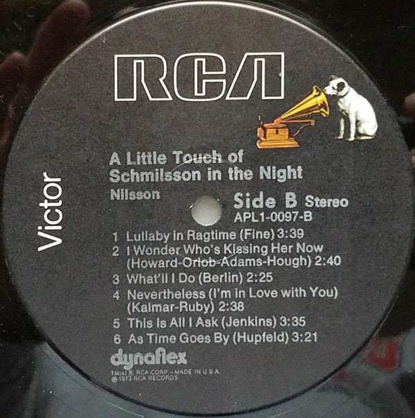 Harry Nilsson : A Little Touch Of Schmilsson In The Night (LP, Album, RP, Ind)