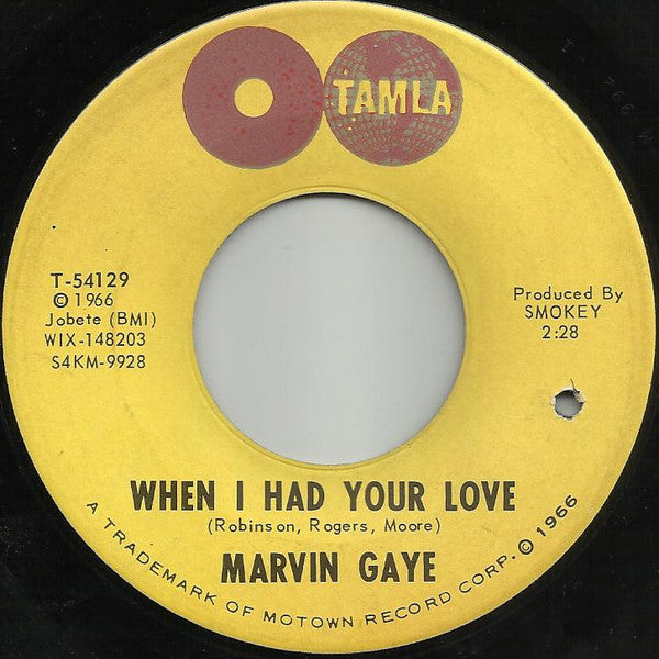 Marvin Gaye : One More Heartache (7", Single)