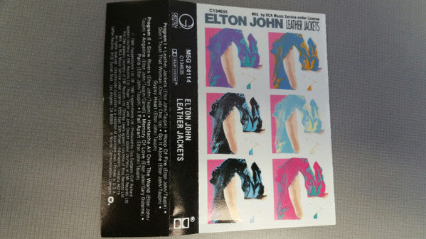 Elton John : Leather Jackets (Cass, Album, Club)