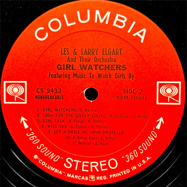 Les & Larry Elgart : Girl Watchers (Featuring Music To Watch Girls By) (LP, Album)