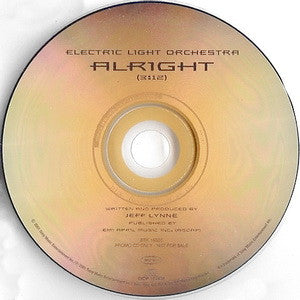 Electric Light Orchestra : Alright (CD, Single, Promo)