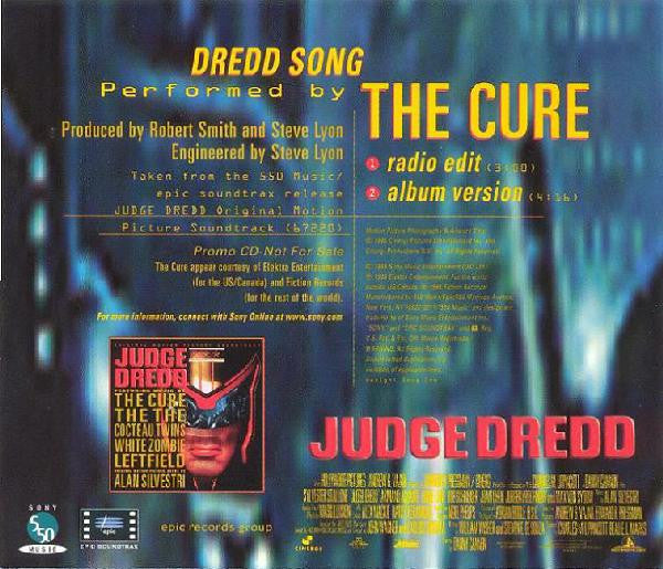 The Cure : Dredd Song (CD, Single, Promo)