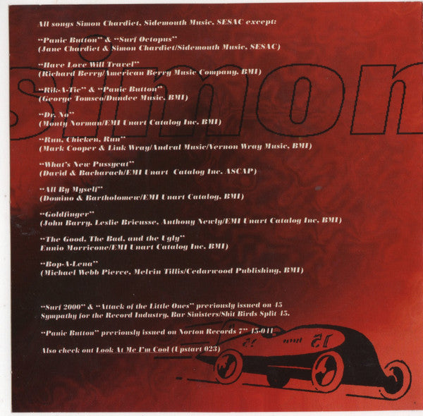 Simon Chardiet : Bug Bite Daddy (CD, Album)