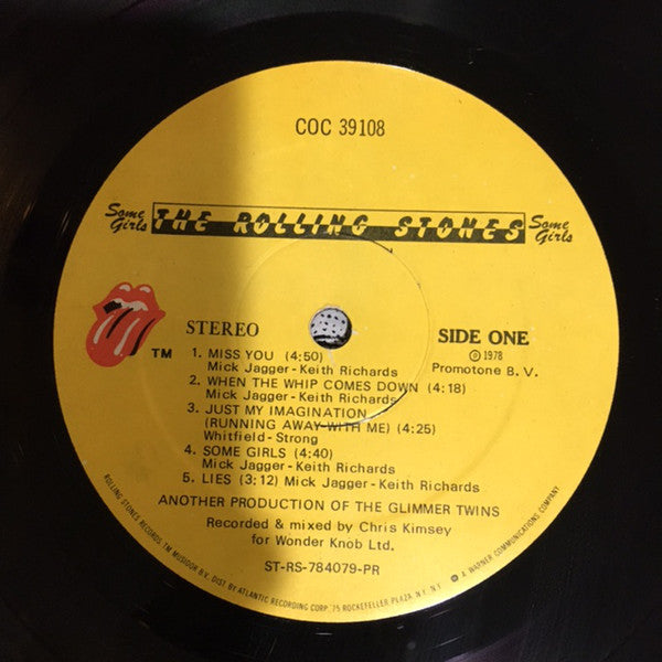 The Rolling Stones : Some Girls (LP, Album, RP, Pre)