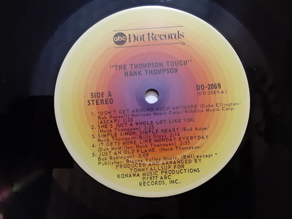 Hank Thompson : The Thompson Touch (LP, Album)