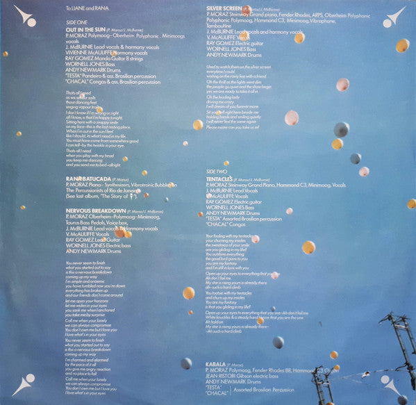 Patrick Moraz : Out In The Sun (LP, Album)